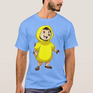 Camiseta Meerkat con el abrigo