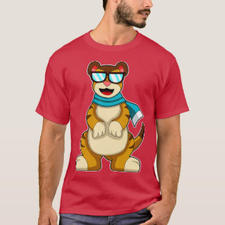 Camiseta Meerkat con escarcha de gafas de sol