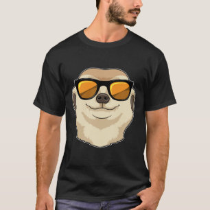 Camiseta Meerkat con gafas de sol