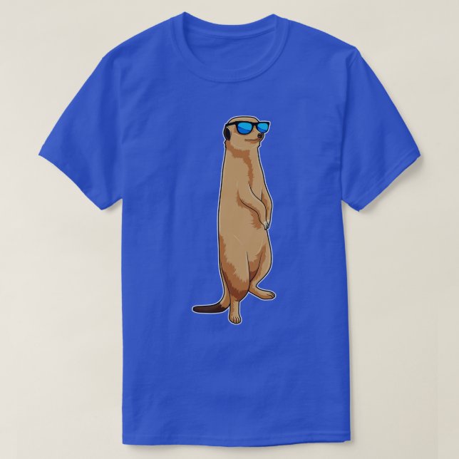 Camiseta Meerkat con gafas de sol (Diseño del anverso)