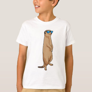 Camiseta Meerkat con gafas de sol