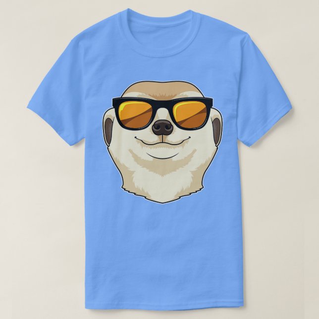 Camiseta Meerkat con gafas de sol 2 (Diseño del anverso)