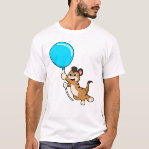 Camiseta Meerkat con globo