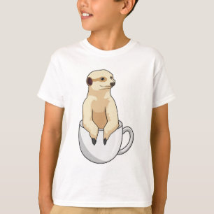 Camiseta Meerkat con la Copa de Café