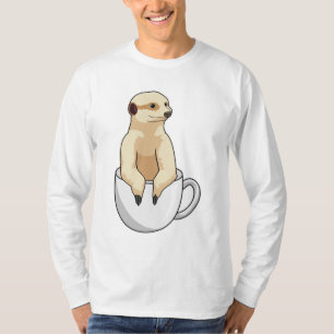 Camiseta Meerkat con la Copa de Café