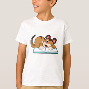 Camiseta Meerkat con libro