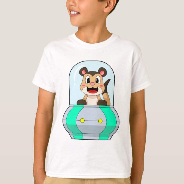 Camiseta Meerkat con submarino (Anverso)