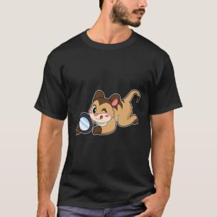 Camiseta Meerkat con vidrio de aumento