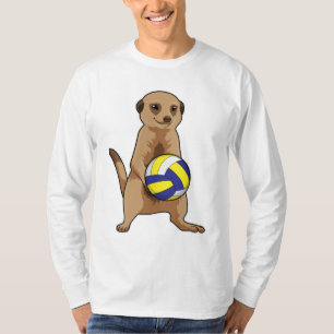 Camiseta Meerkat con voleibol