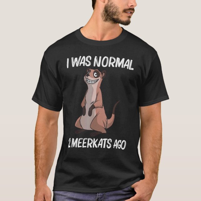 Camiseta Meerkat Cudo Para Hombres Mujeres Meerkat Mongoose (Anverso)