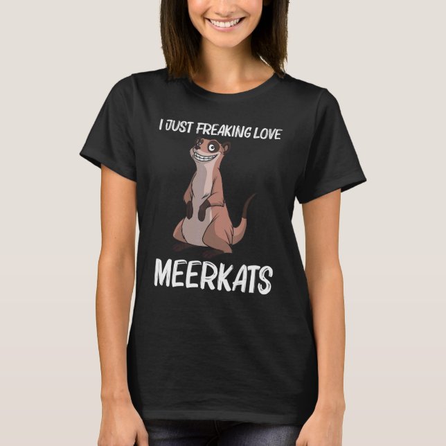 Camiseta Meerkat Cute Para Hombres Mujeres Meerkat Mongoose (Anverso)