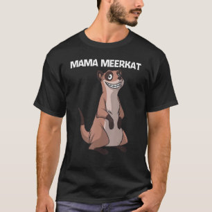 Camiseta Meerkat Cute Para Las Mujeres Chicas Meerkat Mongo