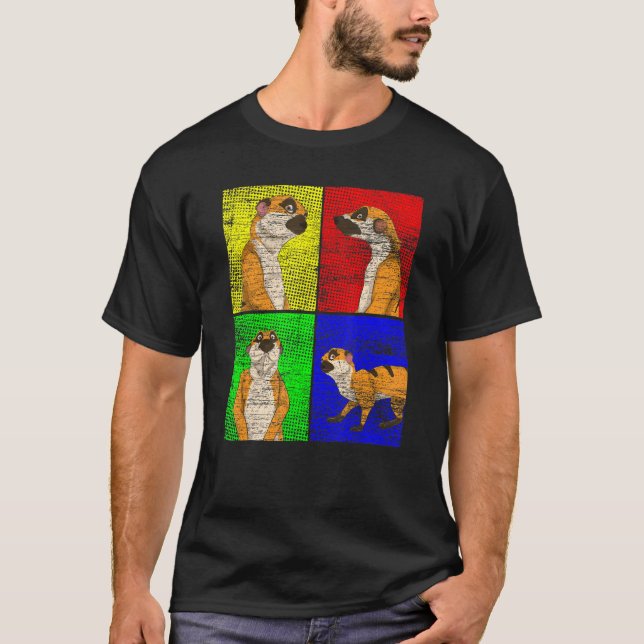Camiseta Meerkat de animales del zoológico de Safari en Áfr (Anverso)