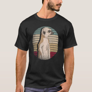 Camiseta Meerkat de Retro Zoo Animal Africa