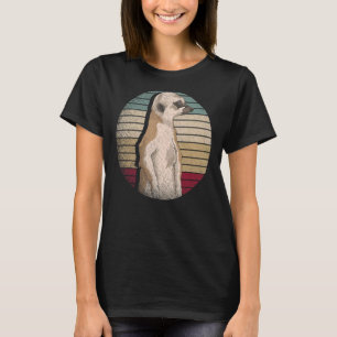 Camiseta Meerkat de Retro Zoo Animal Africa