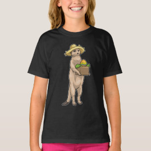 Camiseta Meerkat Easter Easter egg Farmer
