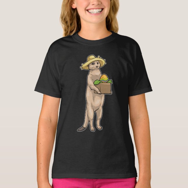 Camiseta Meerkat Easter Easter egg Farmer (Anverso)