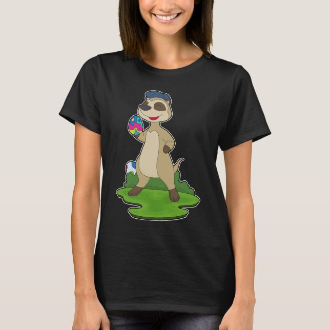 Camiseta Meerkat Easter Easter eggs (Anverso)