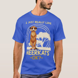 Camiseta Meerkat, el guardián de zoológicos de África saban
