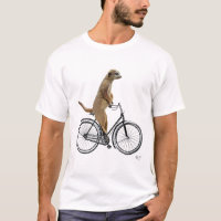 Meerkat en bicicleta