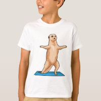 Meerkat en ejercicio Fitness Stretching