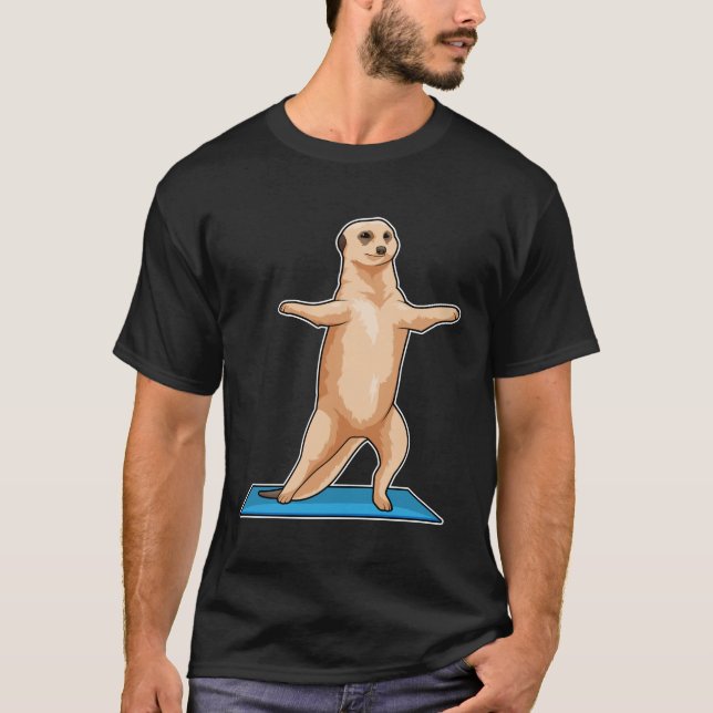 Camiseta Meerkat en ejercicio Fitness Stretching (Anverso)