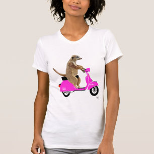 Camiseta Meerkat en rosa amopado