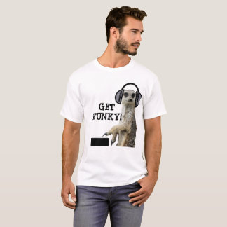 Camiseta Meerkat fresco enrrollado DJ