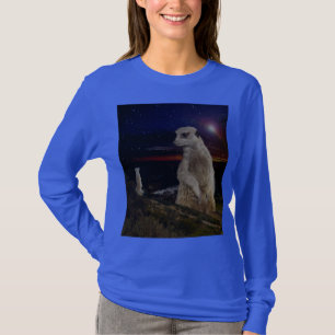 Camiseta Meerkat Gigante En Alerta Alta,