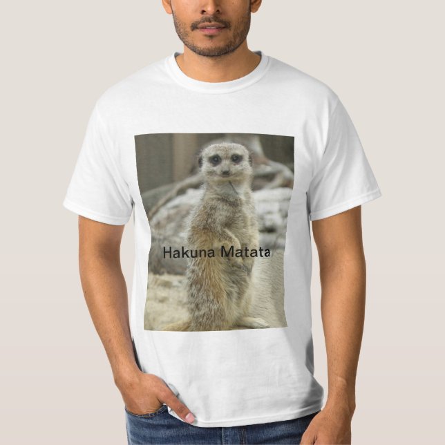 Camiseta Meerkat Hakuna Matata (Anverso)