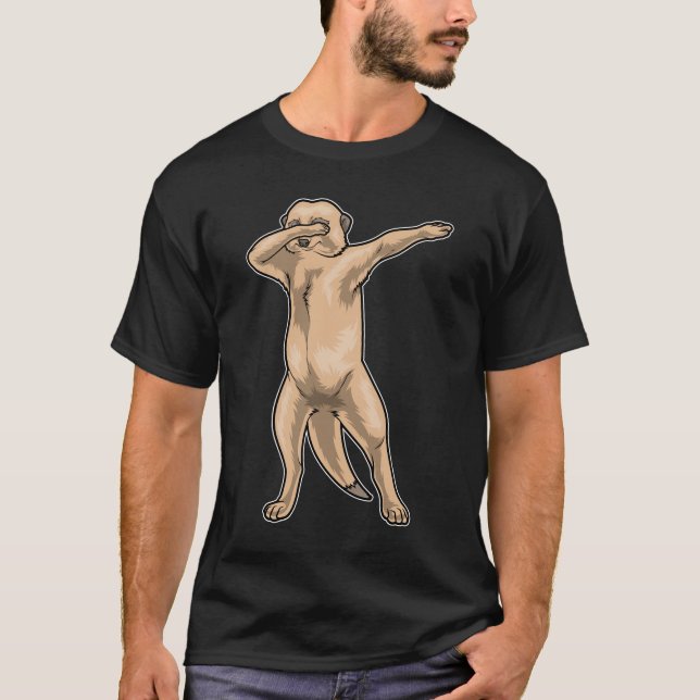 Camiseta Meerkat Hip Hop Dance (Anverso)