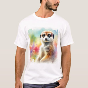 Camiseta Meerkat in Light 020924AREF144 - Watercolor