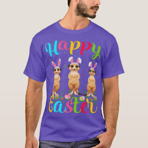 Camiseta Meerkat Lover Funny Easter Egny Meerkat Happy