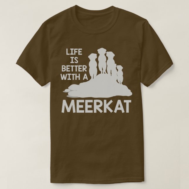 Camiseta Meerkat Lover Regalo Animales Zoológicos Meerkat (Diseño del anverso)