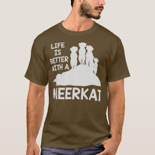 Camiseta Meerkat Lover Regalo Animales Zoológicos Meerkat