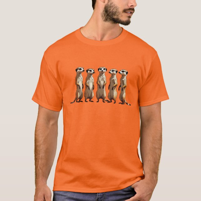 Camiseta Meerkat Majesty Guardianes del desierto (Anverso)