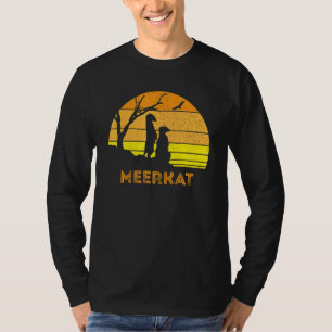 Camiseta Meerkat Mongoose Kalahari Desert Sunset Safari Afr
