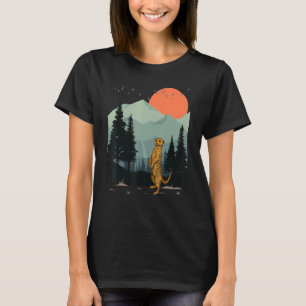Camiseta Meerkat Mountain Sky Flying Wild Animal Suricata s