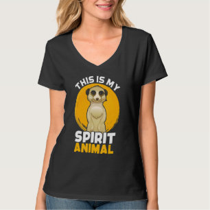 Camiseta Meerkat My Spirit Animal Suricate Africa Zoo Wildl