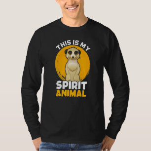 Camiseta Meerkat My Spirit Animal Suricate Africa Zoo Wildl