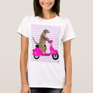 Camiseta Meerkat on Pink Moped 2