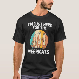 Camiseta Meerkat Para Hombres Mujeres Retro Zoológico De Vi