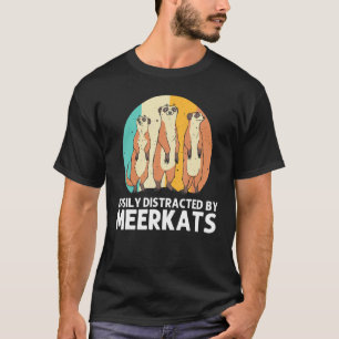 Camiseta Meerkat Para Hombres Mujeres Retro Zoológico De Vi