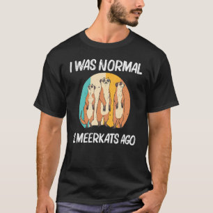Camiseta Meerkat Para Hombres Mujeres Retro Zoológico De Vi