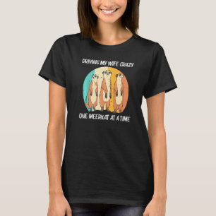 Camiseta Meerkat Para Hombres Padres Retro Zoológico De Vid