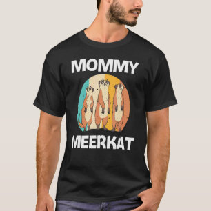 Camiseta Meerkat Para Mujeres Retro Zoológico De Vida Silve