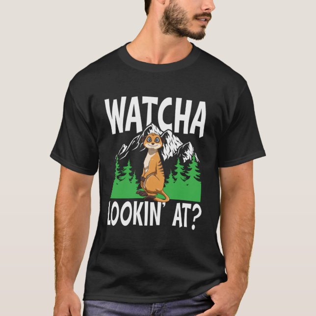 Camiseta Meerkat para un visitante del zoológico de Meerkat (Anverso)