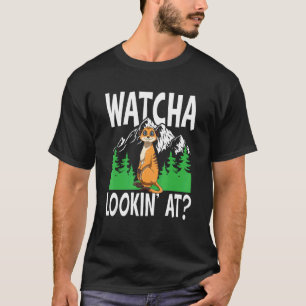 Camiseta Meerkat Para Un Visitante Del Zoológico De Meerkat