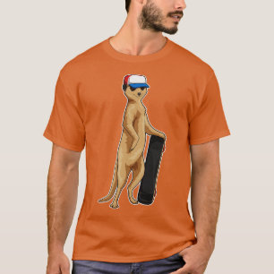 Camiseta Meerkat Skateboard Sports