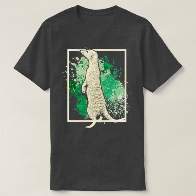 Camiseta Meerkat Suricate (Diseño del anverso)